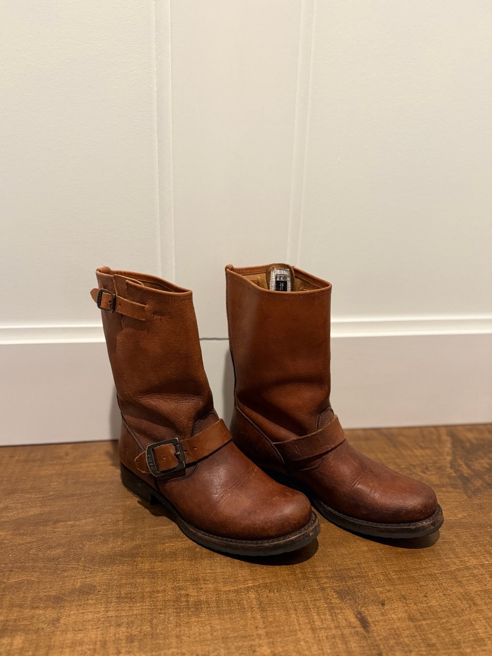 Frye Moto Leather Boots
